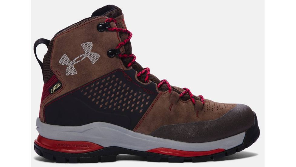 Under Armour ATV GTX Hiking Boot - Men's-Brown/Cardinal-Medium-11.5