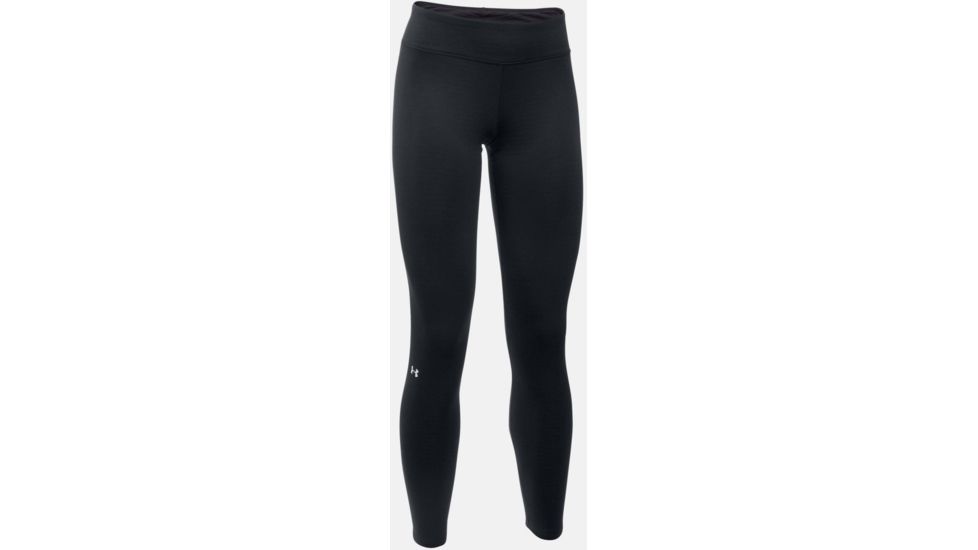 Under Armour Base 1.0 Legging - Women's-Black/Glacier Gray-Large