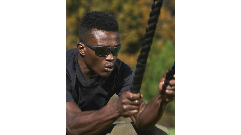 Under Armour Battle Sunglasses with Matte Black Frame and Grey Lens, Medium, UA0004S O6W-KA