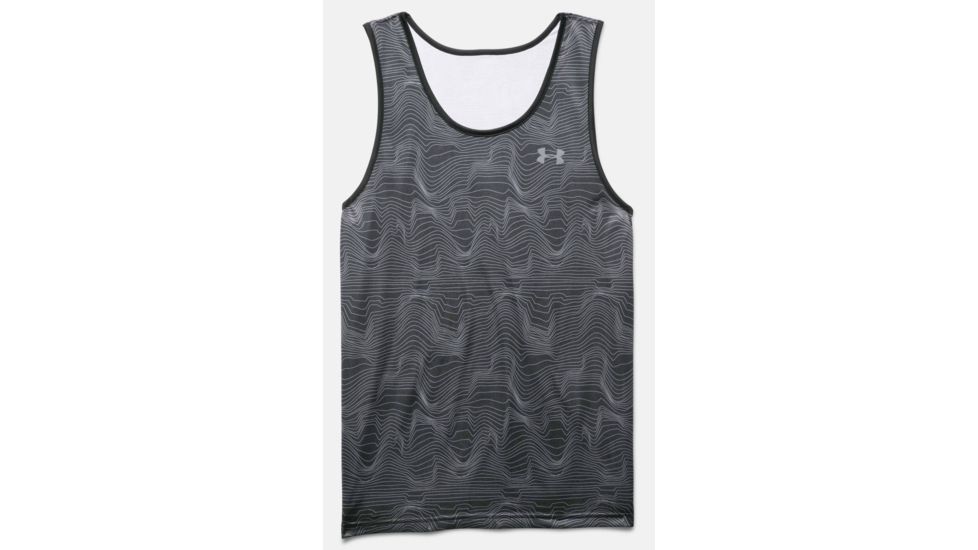 Under Armour Bender Tank - Men's-Anthracite/Amalgam Gray-X-Large