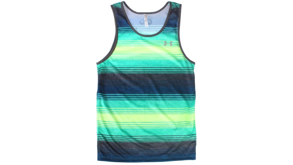 Under Armour Bender Tank - Men's-Thai Teal/Velocity-X-Large