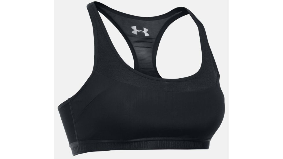 Under Armour Breathe Bra - Women's-Black/Black/Black-X-Large