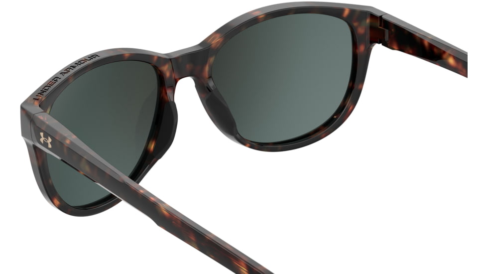 Under Armour Breathe Sunglasses with Brown Havana Frame and Rose Gold Mirror Lens, Medium, UA0014GS 086-0J