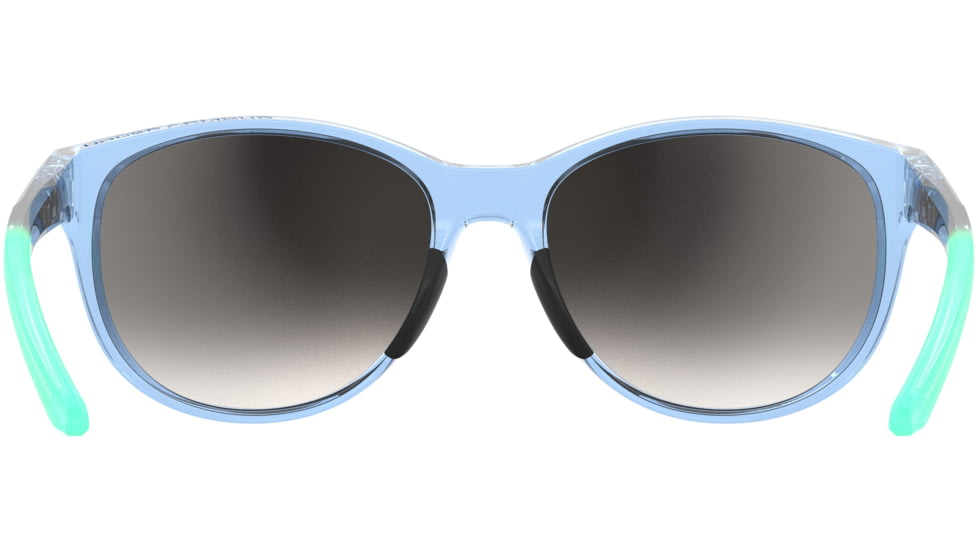 Under Armour Breathe Sunglasses with Transparent Azure Frame and Silver Mirror Lens, Medium, UA0014GS MVU-IC