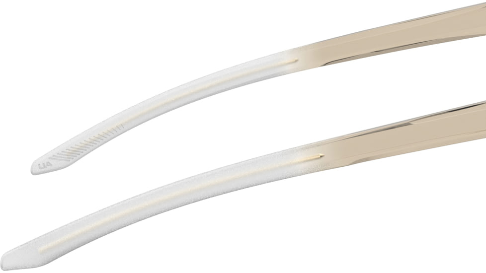 Under Armour Breathe Sunglasses with Transparent Grey Frame and Rose Gold Mirror Lens, Medium, UA0014GS 10A-0J