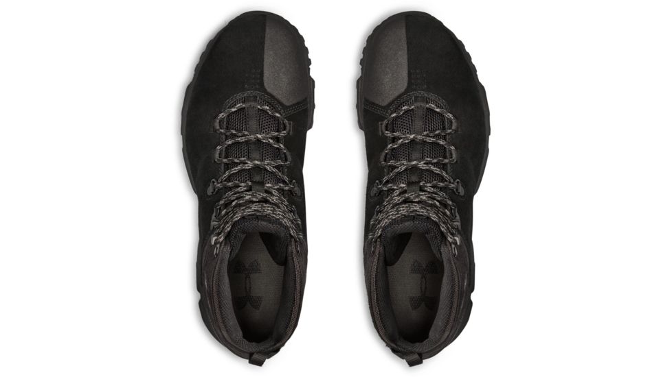 Under Armour Brower Mid WP Mens, Black/Black/Charcoal, 12, 3020759-001-12