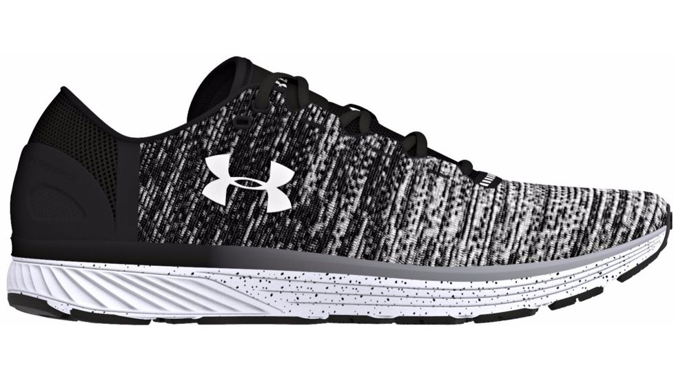 Under Armour Charged Bandit 3 Road Running Shoe - Women's-Black/White/White-Medium-6
