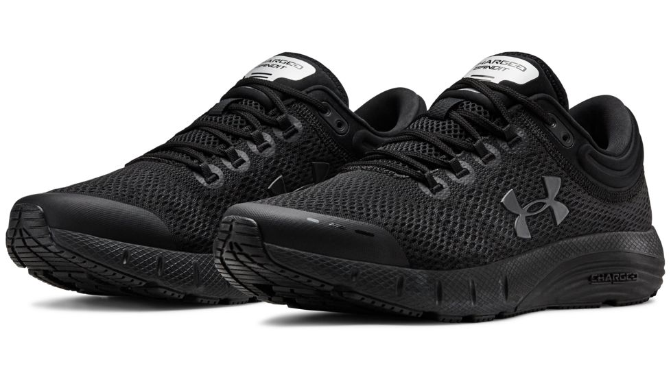 Under Armour UA Charged Bandit 5 Road Running Shoes - Men's, 9.5, Black/Black/Black, 3021947-002-9.5