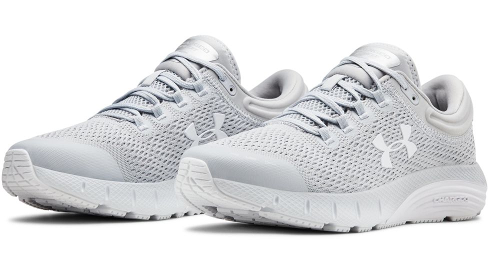 Under Armour UA Charged Bandit 5 Road Running Shoes - Women's, 9.5, Halo Gray/Mod Gray/White, 3021964-100-9.5