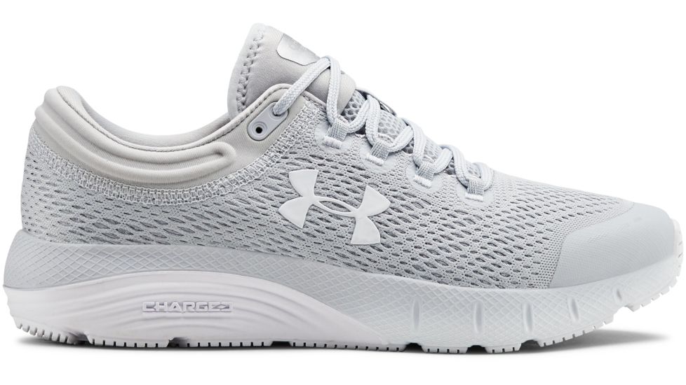 Under Armour UA Charged Bandit 5 Road Running Shoes - Women's, 9.5, Halo Gray/Mod Gray/White, 3021964-100-9.5
