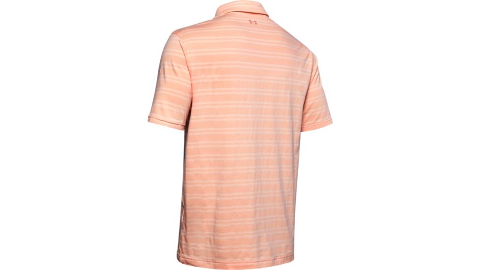 Under Armour Charged Cotton Scramble Stripe Polo - Mens, Medium, Calla, 1323455689MD