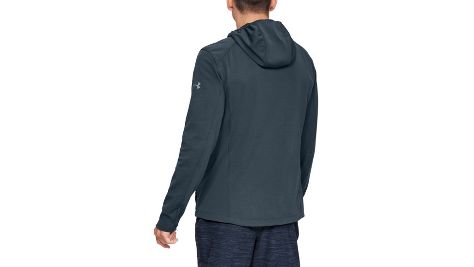 Under Armour ColdGear Reactor Hybrid Lite Jacket - Mens, Wire/Ash Gray, Small, 1348020-073-SM