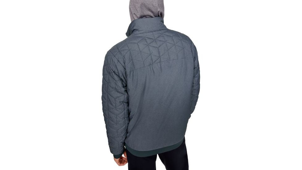 Under Armour ColdGear Reactor Performance Jacket - Mens, Wire/Black, Extra Large, 1342691-073-XL