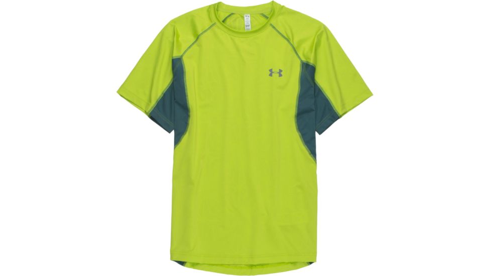 Under Armour CoolSwitch Trail Short Sleeve T-Shirt - Men's-Velocity/Reflective-X-Large