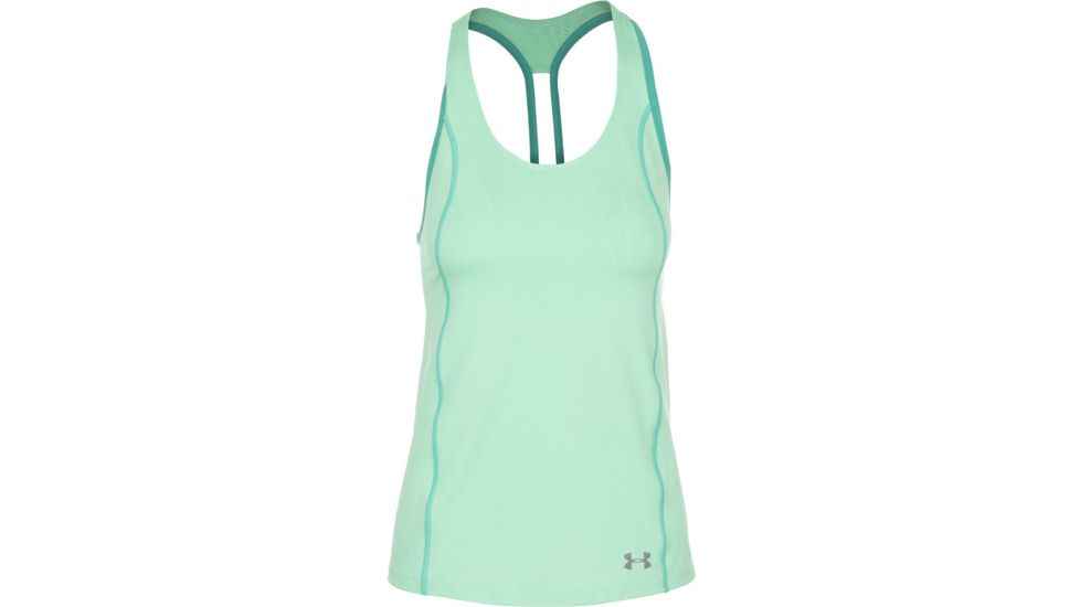Under Armour CoolSwitch Trail Tank - Women's-Antifreeze/Green Malachite/Reflective-Medium