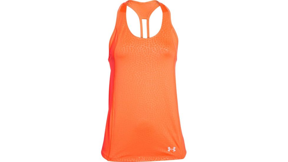 Under Armour CoolSwitch Trail Tank - Women's-Citrus Blast/Bolt Orange/Reflective-Medium