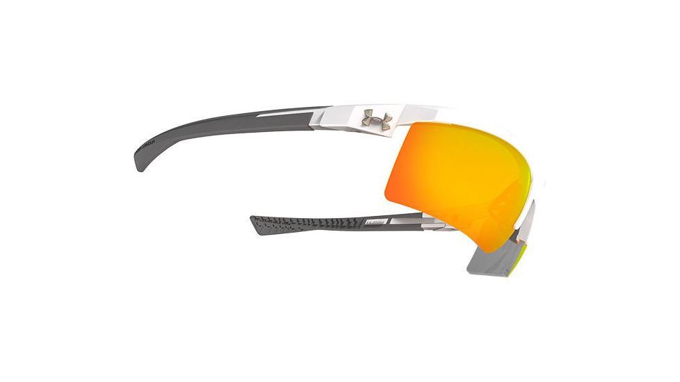 Under Armour Core 2.0 Sunglasses, White/Gray Frame, orange Multiflection Lens U8600082-100941