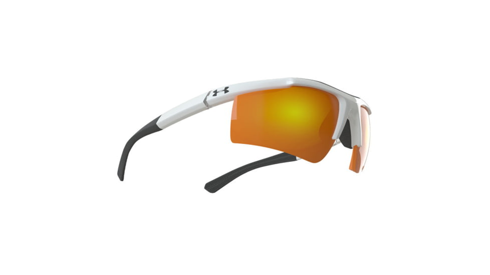Under Armour Core, Shiny White Frame, Gray w/Orange Lens, U8600035-5241