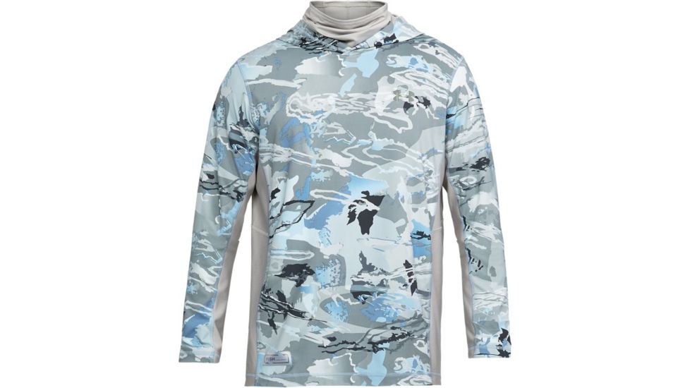 Under Armour CS Thermocline Hoodie, GREEN HYDRO CAMO/OLIVE TINT, SM, 1306698-922-SM