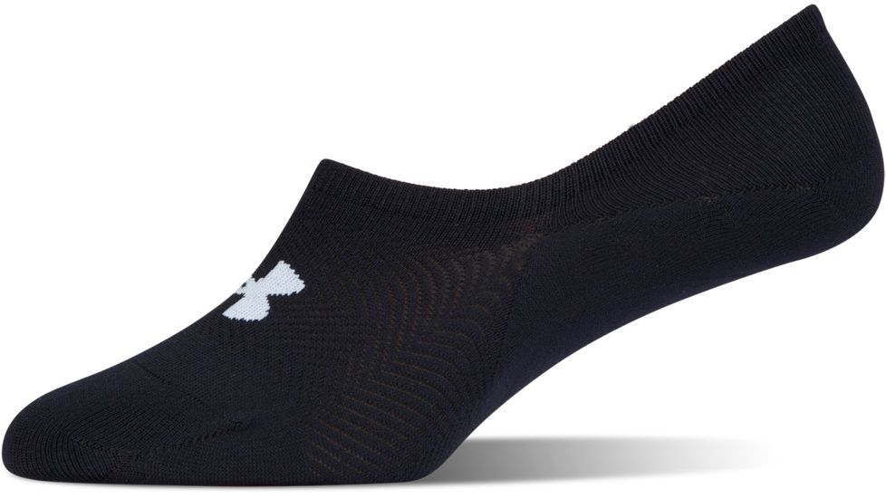 Under Armour Essential Ultra Lo Socks, Black, 9-11 Medium, U394-BLK-MD