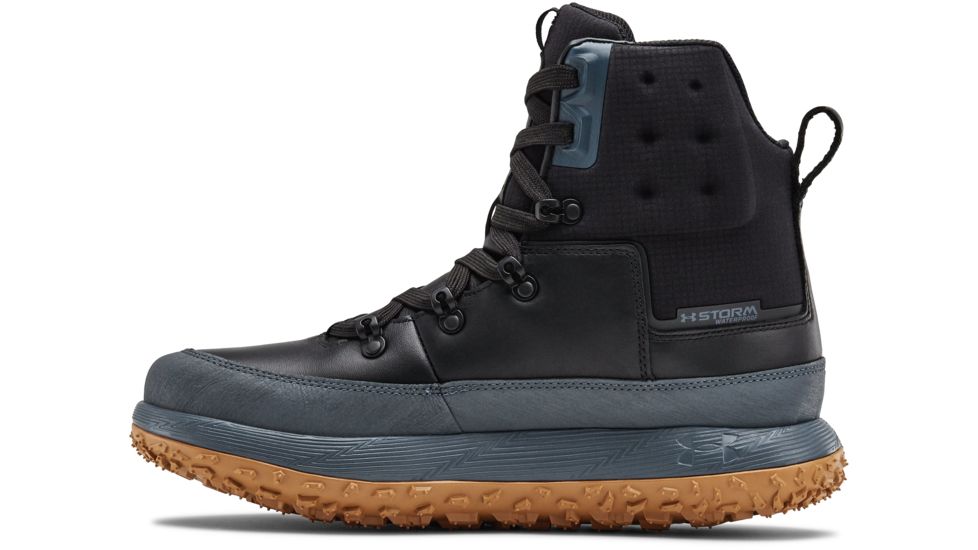 Under Armour Fat Tire Govie Hiking Boot- Mens, Black / Mesquite Orange / Wire, Medium, 9, 1299193-003-9