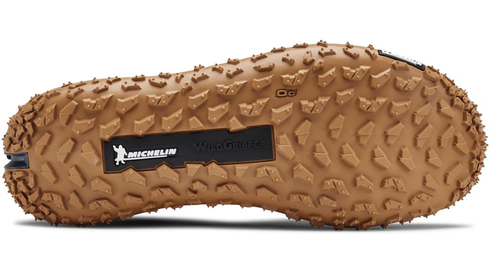 Under Armour Fat Tire Govie Hiking Boot- Mens, Black / Mesquite Orange / Wire, Medium, 9, 1299193-003-9