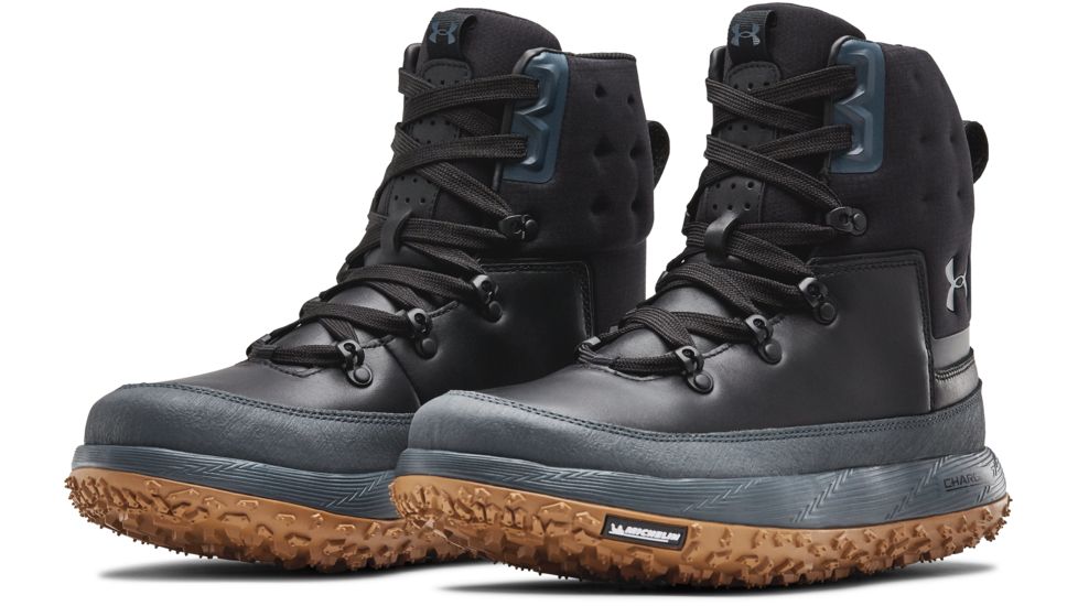 Under Armour Fat Tire Govie Hiking Boot- Mens, Black / Mesquite Orange / Wire, Medium, 9, 1299193-003-9