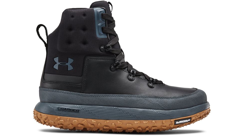 Under Armour Fat Tire Govie Hiking Boot- Mens, Black / Mesquite Orange / Wire, Medium, 9, 1299193-003-9