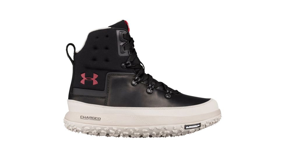 Under Armour Fat Tire Govie Winter Boot - Men's-Black/Smoke/Crimson-Medium-11.5