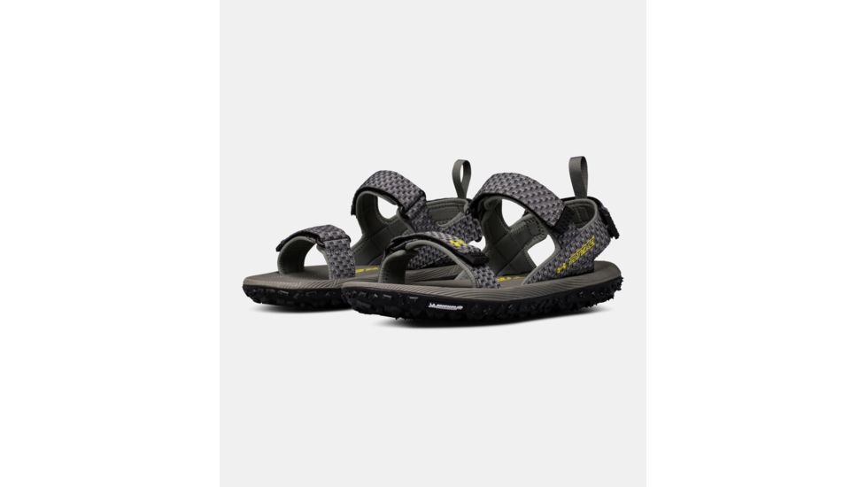 Under Armour Fat Tire Sandal - Men's, Clay Green/Black/Bitter, 10, 1293328-101-10