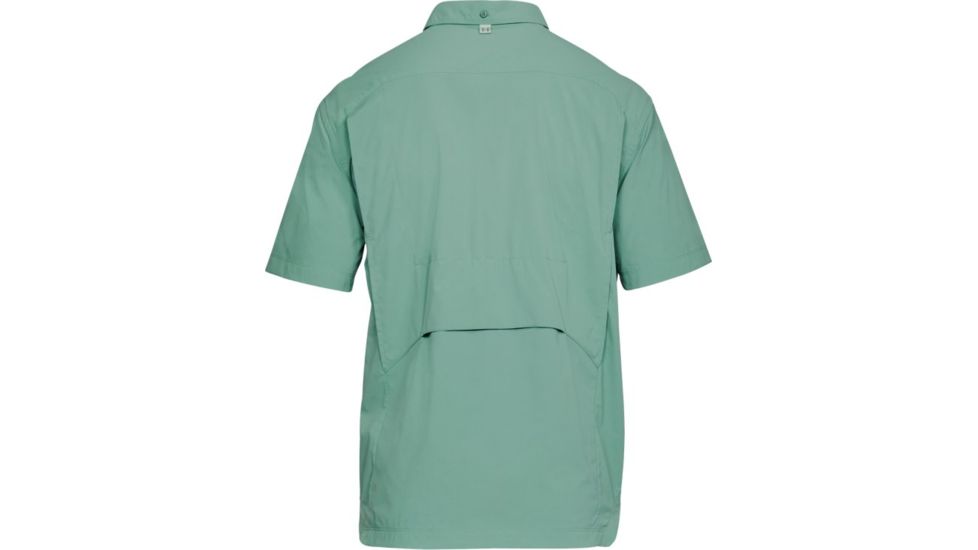 Under Armour Fish Hunter Short Sleeve Solid, AEGEAN GREEN/Graphite, MD, 1300037-707-MD
