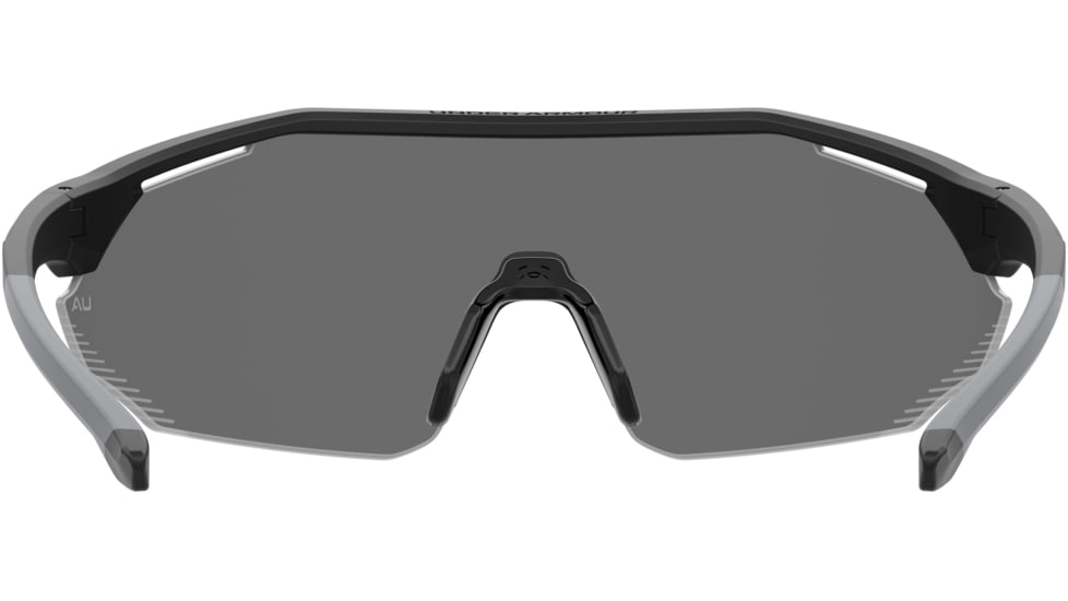 Under Armour Force 2 Sunglasses with Matte Black Frame and Grey Lens, Medium, UA0011S 003-KA