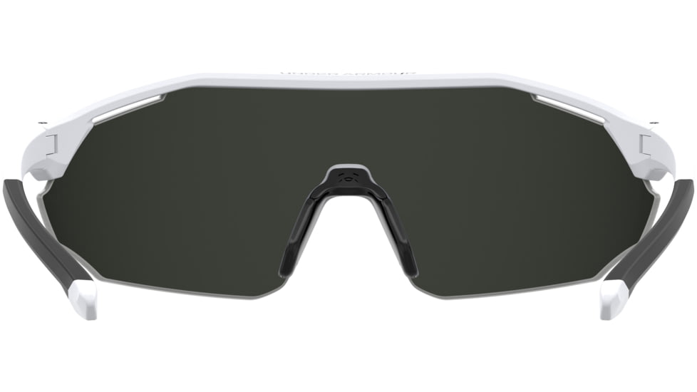 Under Armour Force 2 Sunglasses with Shiny Halo Grey Frame and Ivory Mirror Lens, Medium, UA0011S KB7-UE