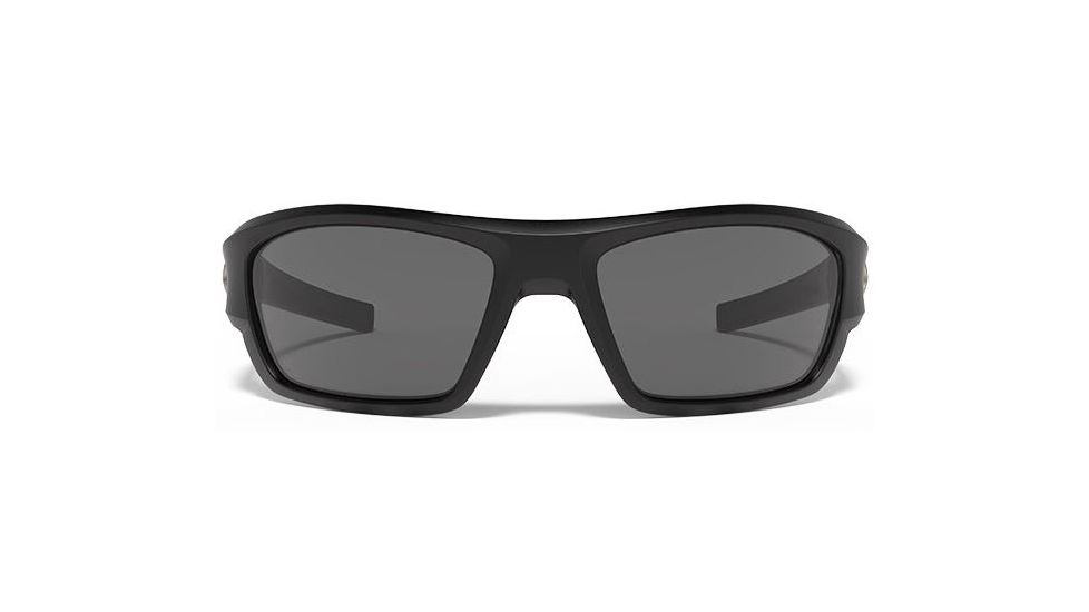 Under Armour Force Storm Sunglasses, Satin Black/Black Frame, Gray Polarized Lens U8630086-010108