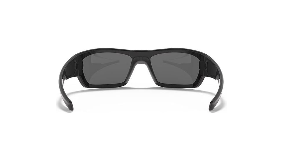 Under Armour Force Sunglasses, Shiny Black/Charcoal Frame, Gray Lens U8600086-000900