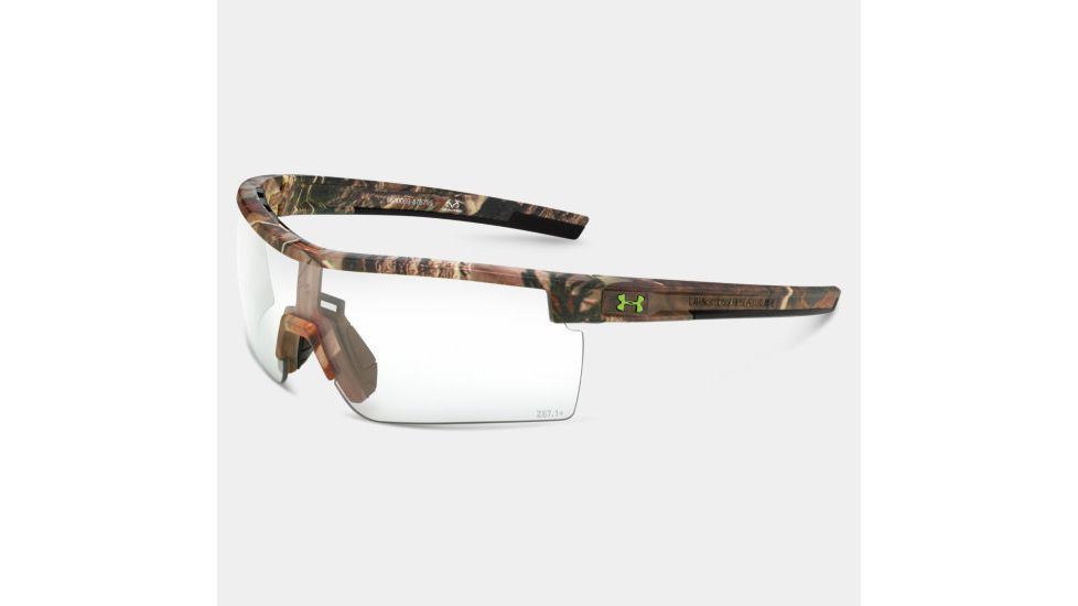 Under Armour Freedom, Satin Realtree Frame,Gray, Yellow &amp; Clear Lenses, U8630069-878795