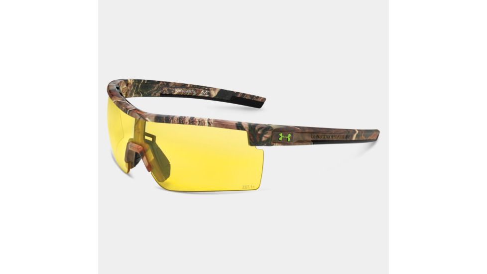 Under Armour Freedom, Satin Realtree Frame,Gray, Yellow &amp; Clear Lenses, U8630069-878795