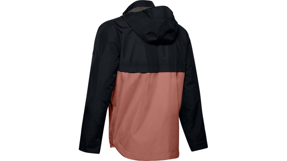 Under Armour GORE-TEX Paclite Rain Jacket - Mens, Black / Cedar Brown / Black, 13509480012X