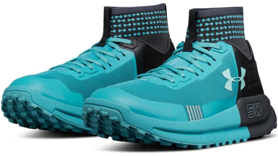 Under Armour Horizon 50 Womens, Anthracite/Desert Sky/Tropical Tide, 6, 3000307-101-6