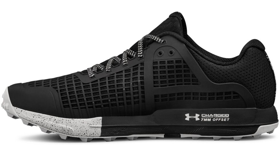 Under Armour UA Horizon BPF Trail Running Shoes - Men's, 13, Black/Black/Ghost Gray, 3020292-001-13