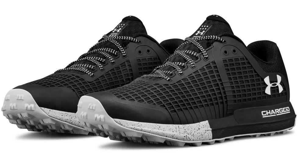 Under Armour UA Horizon BPF Trail Running Shoes - Men's, 13, Black/Black/Ghost Gray, 3020292-001-13