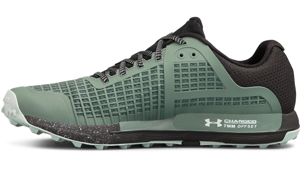 Under Armour UA Horizon BPF Trail Running Shoes - Men's, 10, Toddy Green/Black/Fisher Green, 3020292-300-10