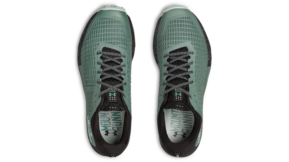 Under Armour UA Horizon BPF Trail Running Shoes - Men's, 10, Toddy Green/Black/Fisher Green, 3020292-300-10
