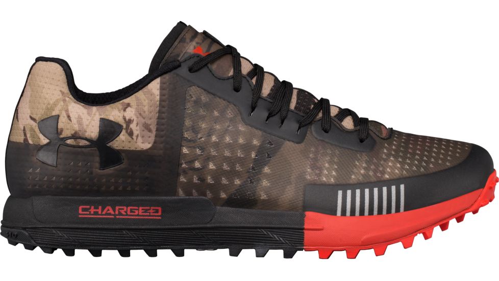 Under Armour Horizon RTT Trail Running Shoe - Men's-Ridge Reaper Barren/Red/Blk-Medium-14
