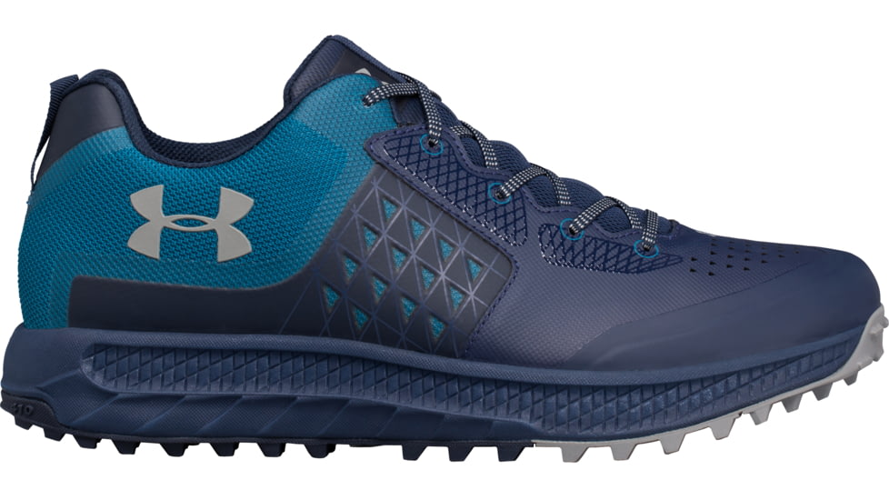Under Armour Horizon STR Trail Running Shoe - Men's-Academy/Bayou Blue/Steel-Medium-13