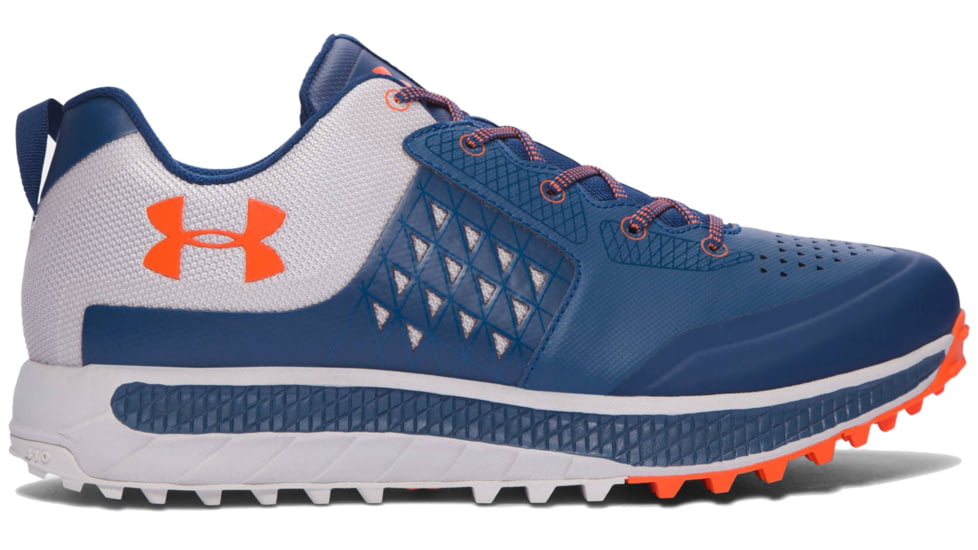 Under Armour Horizon STR Trail Running Shoe - Men's-Blackout Navy/Gray/Toxic-Medium-13