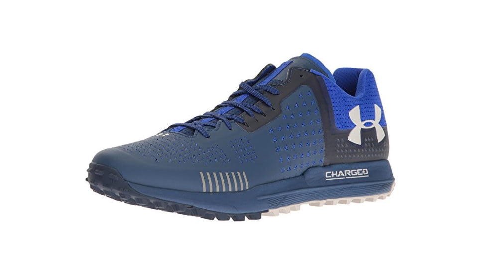 Under Armour Horizon STR Trail Running Shoe - Men's-Blackout Navy/Royal/Gray-Medium