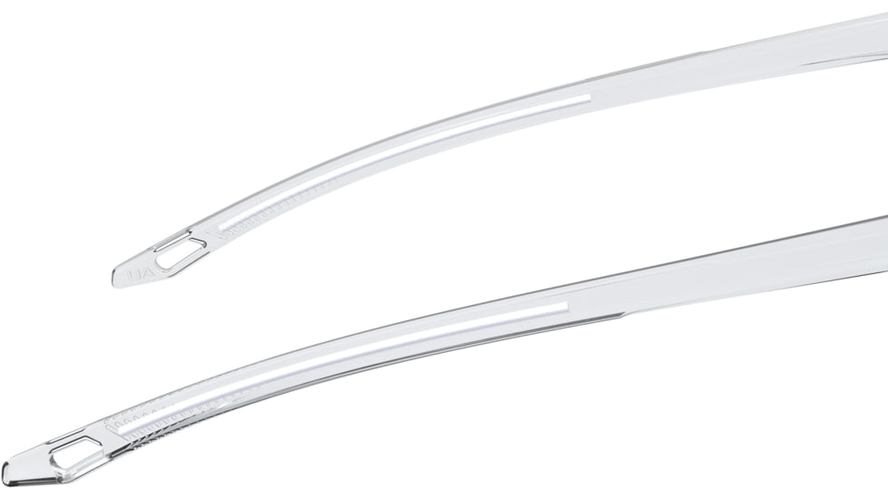 Under Armour Hustle JR Sunglasses with Crystal Clear Frame and Green Mirror Lens, Medium, UA7002S 900-Z9