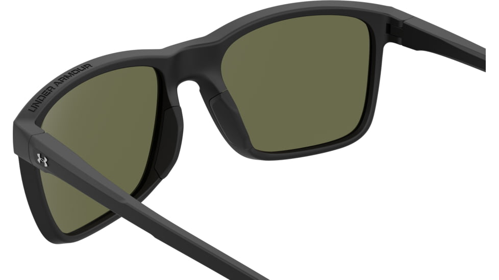 Under Armour Hustle JR Sunglasses with Matte Black Frame and Infrared Mirror Lens, Medium, UA7002S 003-UZ