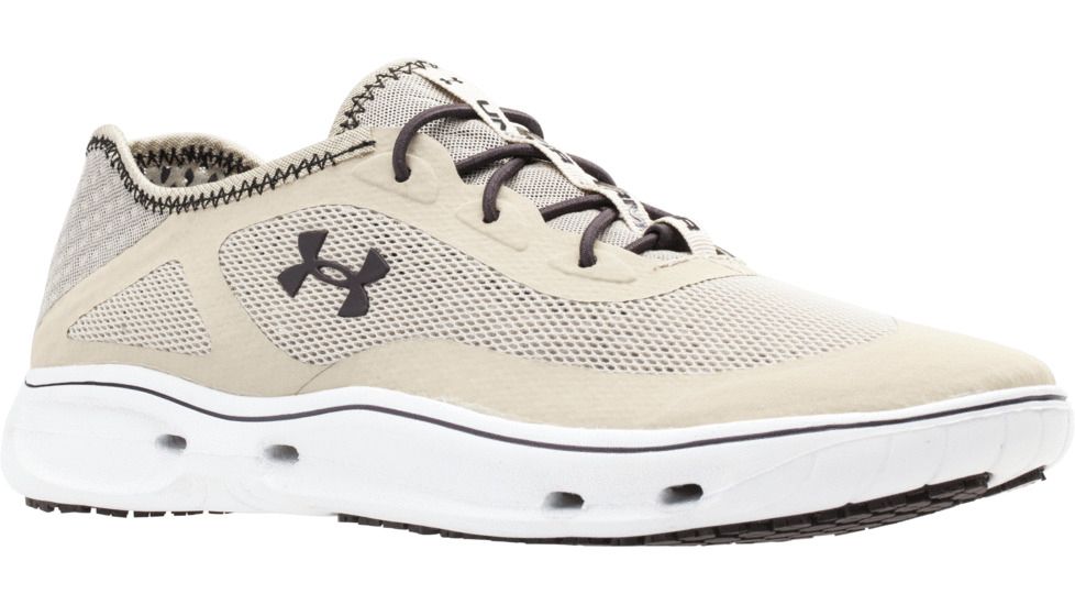 Under Armour Hydro Deck Watersport Shoe - Men's-Sandstorm/Charcaol-Medium-12.5 US